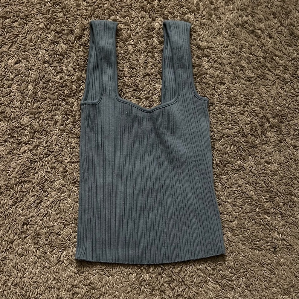 Blue tank top